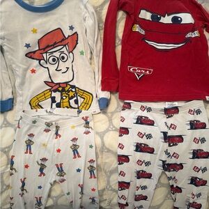 Disney Pixar Kids Pajama Set - woody and cars
